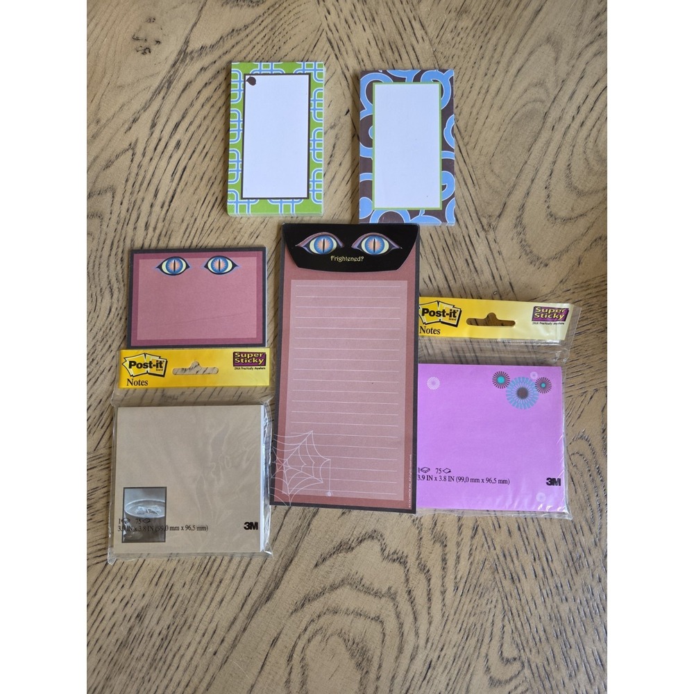 Post It Notes Notepads Sticky Notes New Lot Of 5 Designer Designs Large Size New